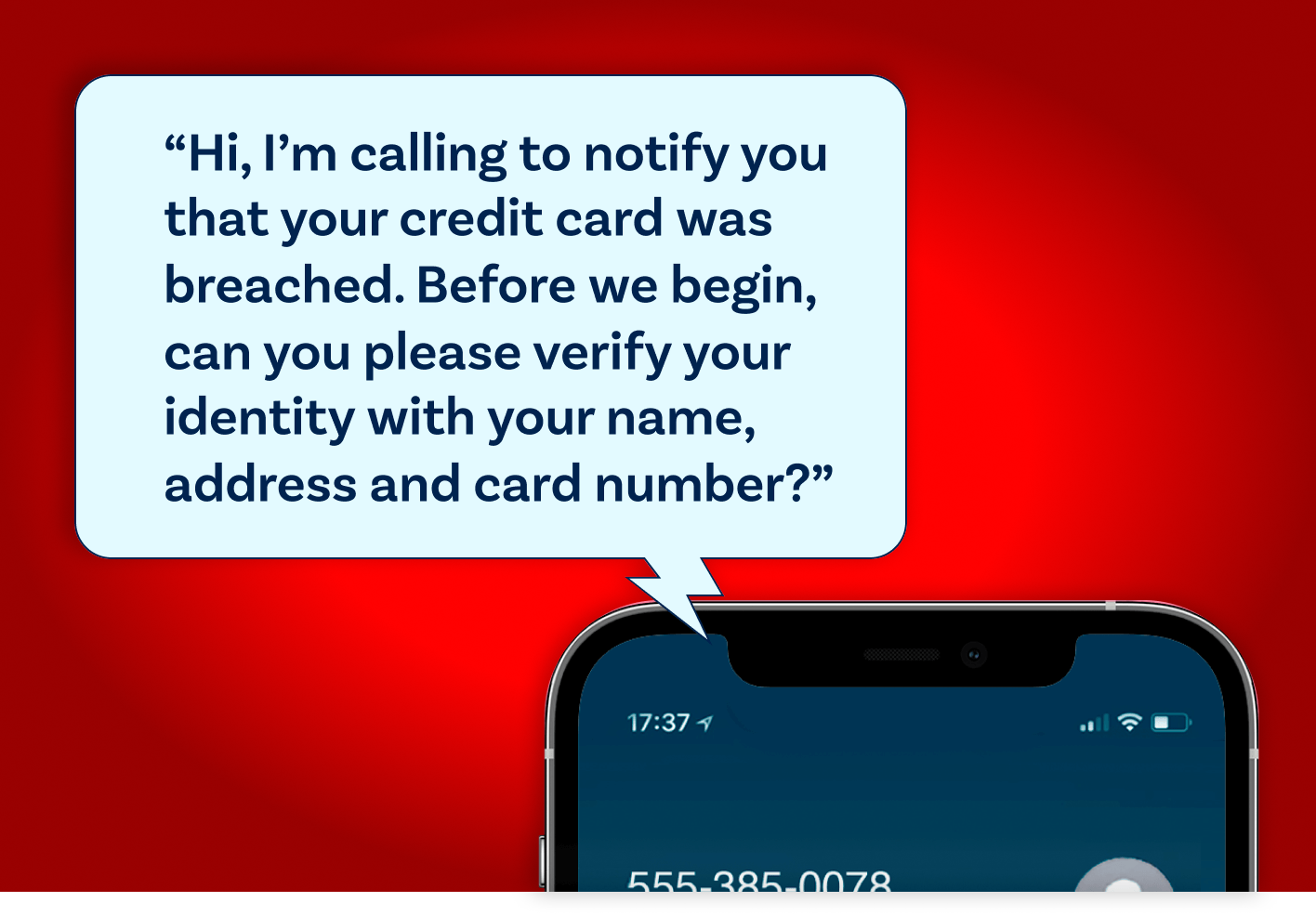 Phone Scam Example